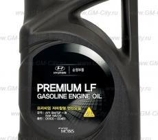 Моторное масло premium lf gasoline sae 5w-20 sm/gf-4 4л Kia Rio X-Line