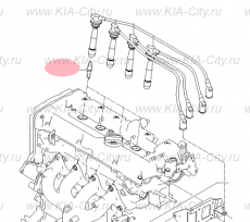 Свеча зажигания Kia Rio II