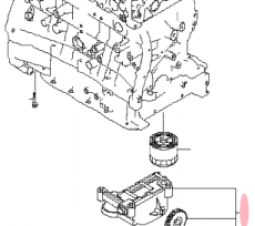 Масляный насос 2.0-2.4 Kia Optima III