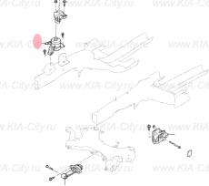 Кронштейн двигателя Kia Optima IV