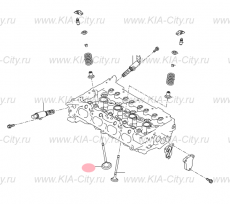 Клапан впускной 2.0 Kia Optima III