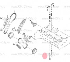 Клапан впускной дизель Kia Sorento III Prime