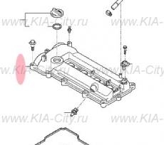 Клапанная крышка Kia Picanto III