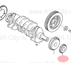 Шестерня коленвала 2.4 Kia Optima IV