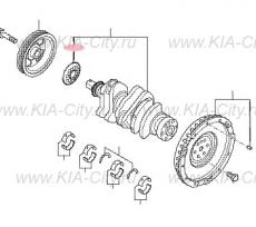 Зубчатый венец коленвала 1.0 Kia Picanto III