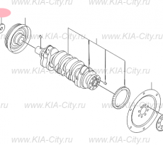 Шайба коленвала Kia Sorento III Prime