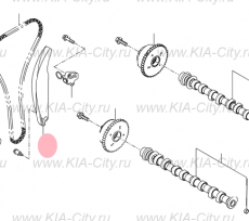 Успокоитель цепи грм правый 2.0 Kia Soul