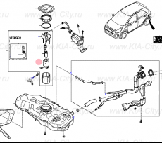 Фильтр топливный Kia Picanto III