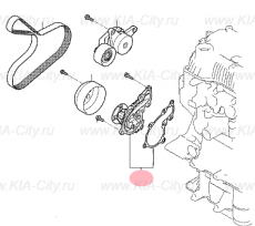 Помпа 1.0 Kia Picanto III