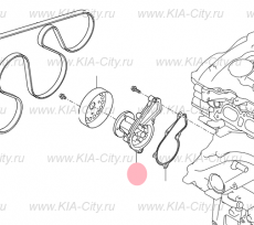 Помпа 2.0 Kia Optima IV