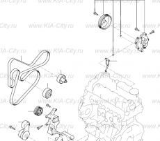 Помпа дизель Kia Sorento II