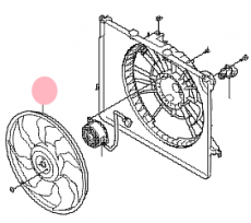 Вентилятор охлаждения Kia Sportage III