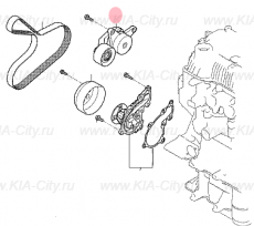 Натяжитель приводного ремня Kia Picanto III