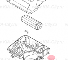 Датчик воздушного фильтра Kia Picanto III
