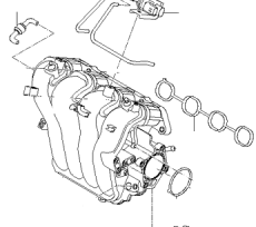 Коллектор впускной Kia Soul