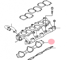 Прокладка впускного коллектора правая Kia Mohave
