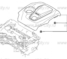 Крышка двигателя 2.0 Kia Optima IV