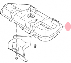 Топливный бак Kia Venga