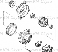 Генератор 1.0 Kia Picanto III