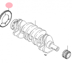 Зубчатый венец коленвала Kia Sportage III