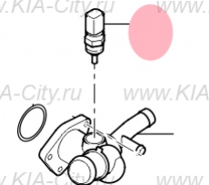 Датчик температуры охлаждающей жидкости Kia Sportage IV