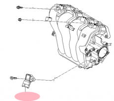 Датчик расхода воздуха впускного коллектора Kia Soul