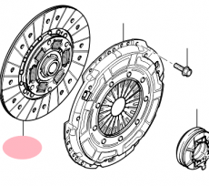 Диск сцепления мкпп Kia Rio III