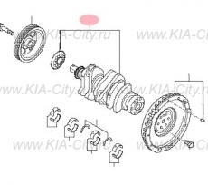 Коленвал 1.2 Kia Picanto III