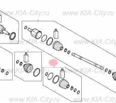 Пыльник шруса левого наружного Kia Optima IV