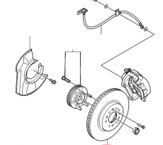 Диск тормозной передний Kia Mohave