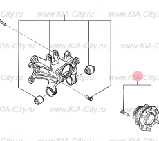 Ступица задняя Kia Optima IV