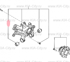 Сайлентблок передний (зад) Kia Optima IV