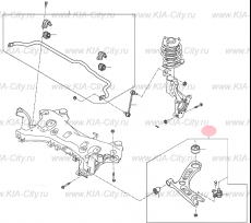 Рычаг передний правый Kia Optima IV