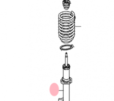 Амортизатор передний правый Kia Quoris