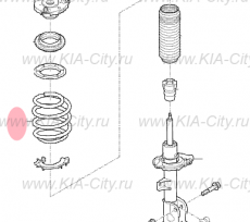 Пружина передняя Kia Sorento III Prime
