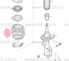 Пружина передняя Kia Optima IV