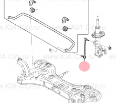 Стойка стабилизатора переднего Kia Picanto III
