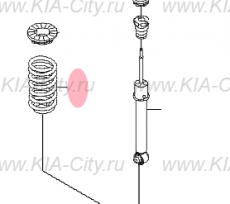 Пружина задняя Kia Sorento III Prime