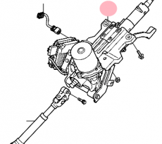 Колонка рулевого механизма Kia Optima III