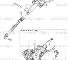 Мотор электроусилителя руля Kia Optima IV