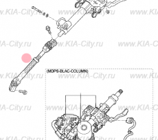 Карданный вал рулевой колонки Kia Optima IV