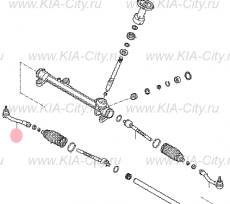 Наконечник рулевой тяги правый Kia Sportage IV