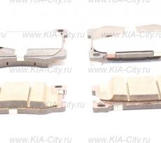Колодки тормозные передние '12 Kia Quoris
