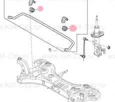 Втулка стабилизатора переднего Kia Picanto III