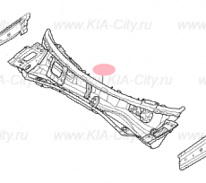 Торпедо кузова Kia Optima III