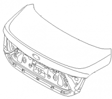 Крышка багажника Kia Quoris