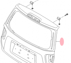 Дверь багажника Kia Mohave