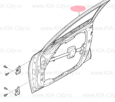 Дверь передняя правая Kia Optima IV