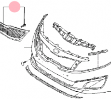Решетка радиатора Kia Optima III
