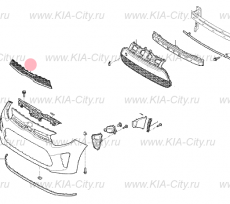 Решетка радиатора Kia Picanto III